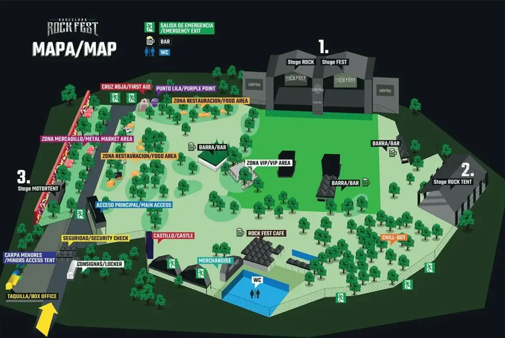 Фестиваль Rock Fest 2025 в Parc de Can Zam